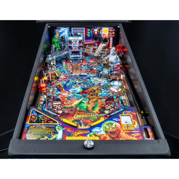 Godzilla-Premium-Details-Strobe-4-scaled-1.jpg Godzilla Premium Pinball Machine by Stern