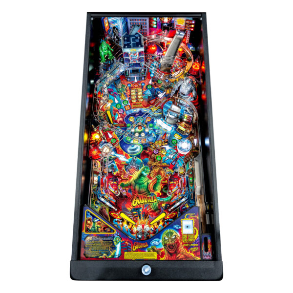 Godzilla-Premium-Playfield-scaled-1.jpg Godzilla Premium Pinball Machine by Stern