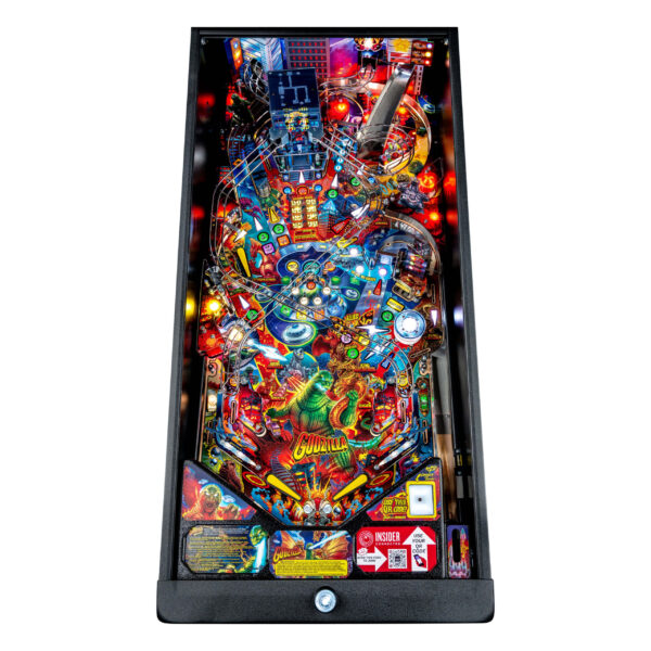 Godzilla-Pro-Playfield-scaled-1.jpg Godzilla Pro Pinball Machine by Stern