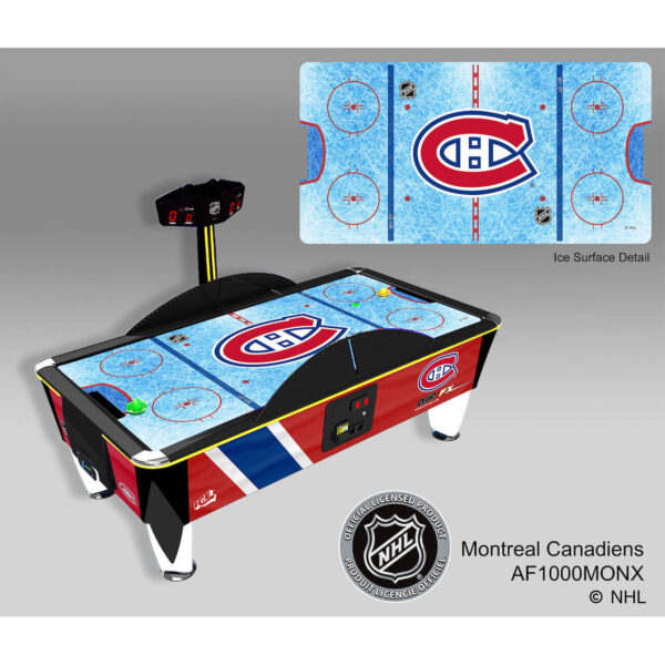 Montreal-Canadiens.jpg NHL Air FX Full Size Air Hockey Table