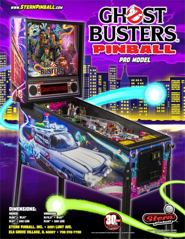 STERNGHOSTBUSTERSPROF.jpg Ghostbusters Pro Pinball Machine by Stern