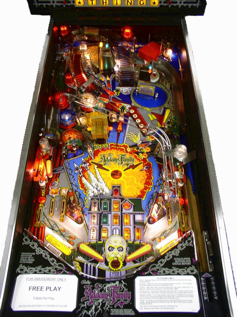 TAFplayfield.1.gif Addams Family Pinball Machine by Bally