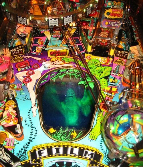 cftblpf6.jpg Creature From the Black Lagoon Pinball Machine by Bally