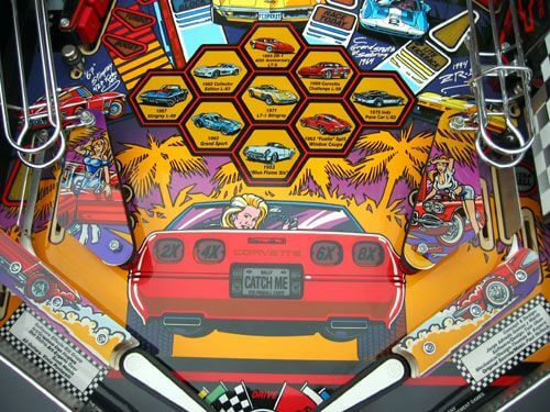 Corvette Pinball Machine by Bally