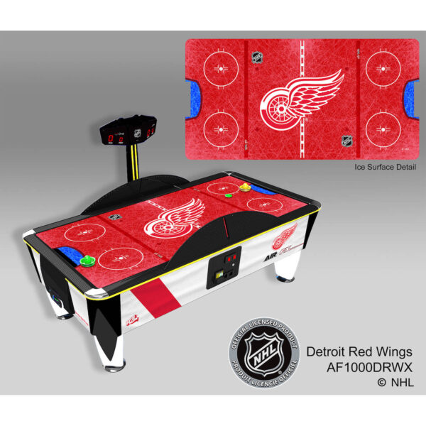 detroit-red-wings.jpg NHL Air FX Full Size Air Hockey Table
