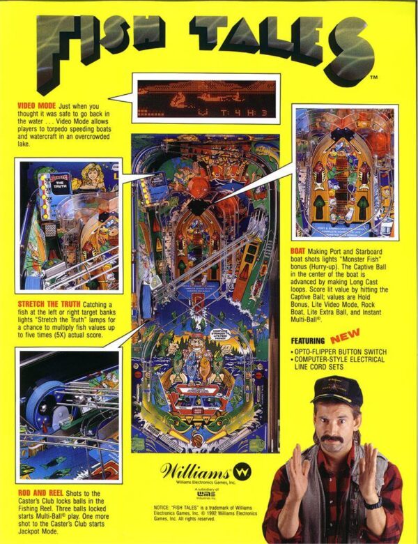 ftflyer2.jpg Fish Tales Pinball Machine by Williams