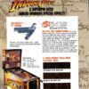 ijflyer2.jpg Indiana Jones Pinball Machine (1993) by Williams