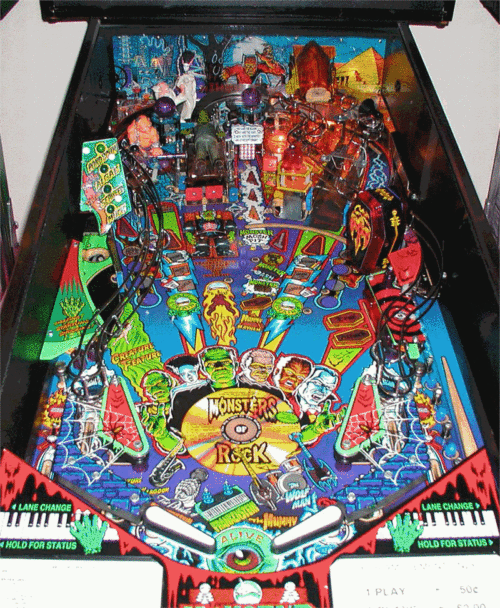 Monster Bash Pinball Machine by Williams