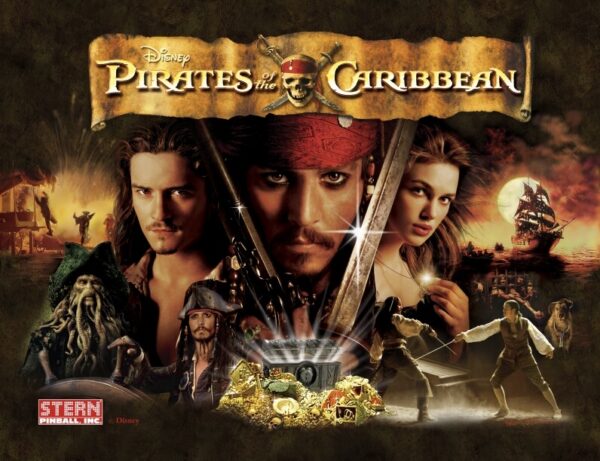 piratesbg.jpg Pirates of the Caribbean Pinball Machine by Stern