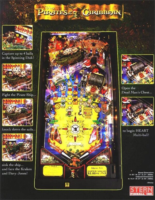 piratesflyer2.jpg Pirates of the Caribbean Pinball Machine by Stern