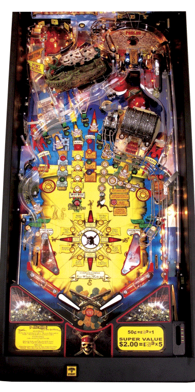 piratespf.gif Pirates of the Caribbean Pinball Machine by Stern