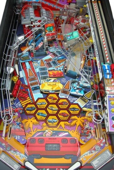 Corvette Pinball Machine by Bally